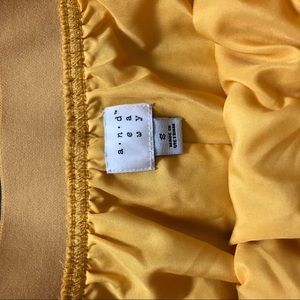 Skirts - Yellow Flowy High Waisted Skirt Skirts - Yellow Flowy High Waisted Skirt